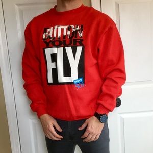 Levi’s sweatshirt “button your fly”